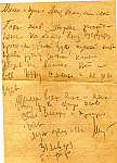 Последнее письмо М.А.Мишина с фронта от 31 декабря 1939 г.