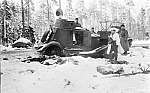 Захваченный на направлении Толваярви бронеавтомобиль. Толваярви, 18.12.1939. ”SA-kuva”